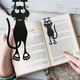 3D закладка для книг у формі котика / креативна книжкова закладка, чорна (129783784) - зображення 1