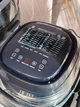 Умная смарт аэрофритюрница мультипечь электропечь Smart BC-140ZP Серая мощная 4000Вт 4000W огромная 10 литров 10л с функцией вращения 18 программ автоматическая без масла сенсорная духовка для дома кухни гриль выпечка жарка диетическая еда таймер - изображение 4