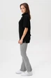 Жіноча Футболка Поло З Ґудзиками Теніска Without Polo XL Black - изображение 3