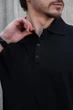 Чоловіча Футболка Поло З Ґудзиками Теніска Without Polo L Black - изображение 6