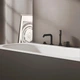 Змішувач для ванни Grohe Essence одноважільний, чорний (25251KF1) - зображення 6