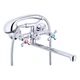 Смеситель для ванны Agua Toledo C071 двухвентильный, хром + ручная лейка (CV014926) - изображение 1
