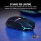 Игровая беспроводная мышь Corsair NIGHTSABRE RGB / Bluetooth / Радиоканал / 26000 DPI / 8 кнопок / RGB подсветка / Инерционное 4Д колесо / Черная (CH-931B011) Б/В k1 - изображение 7