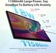 Планшет 14" Full HD FASTWD T181 12+24/256GB 8 ядер Android 14 11580 mAh Черный - Уценка - изображение 3