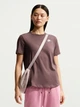 Футболка бавовняна жіноча Nike W Nsw Club Ss Tee DX7902-502 S Коричнева (198726214112) - зображення 1