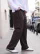 Штаны мужские свободные демисезон прямые брюки casual спортивные ELMA - STORE коричневый S - изображение 4