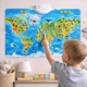 Інтерактивний плакат Карта світу WToys назви тварин, океанів, континентів, казки, пісні українською 97899 - зображення 8