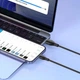 USB кабель для iPhone на Lightning Baseus Pudding Series Fast Charging (1,2 m, 2.4 A, 480 Mbps) Black - зображення 7