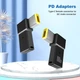 Переходник STLab USB-C Female to DC Male Jack Square Mouth для Lenovo 10x6mm PD 100W Black [152524] - изображение 4