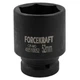 Головка ударна 6-гранна подовжена 1" 52 мм FORCEKRAFT FK-48510052 - зображення 1