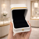 Коробка для кольца кожаная (White) - изображение 1