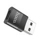 Adapter OTG USB C To USB — Hoco UA17 016 — Black (777120) - зображення 8