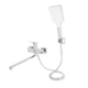 Смеситель для ванны Qtap Arvin с длинным поворотным изливом и душевым гарнитуром QTARV260CRM48641 Chrome - изображение 2