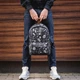 Підлітковий портфель з міцного матеріалу оксфорд (42x25x10см) Рюкзак для мовлення - зображення 3
