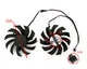 Вентилятор кулер для видеокарты MSI HD 6850 6870 6790 GTX 460 560 ti Twin Frozr PowerLogic PLD08010S12HH (T128010SU) комплект 2 шт (№30.9) - изображение 3