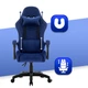 Геймерське крісло тканинне Hell's Chair HC-1000 Dark Blue - изображение 14