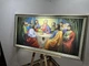 Икона Тайная вечеря в серой багетной раме 50х100 см. №160 - изображение 3