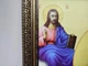 Икона Николая Чудотворца в багетной раме 50 х70 см. №122 - изображение 6