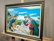 Икона Святое семейство с блеском в зеленой багетной раме 30х40 см. №P125 - изображение 3
