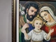 Икона Святое семейство с блеском в золотистой багетной раме 20х24 см. №P128 - изображение 5