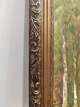 Картина рисованая красками на холсте в багетной раме Березовый гай 60x90см. №H201 - изображение 2