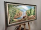 Картина гобеленовая Медвежата в багетной раме 40x80см. №G326 - изображение 2