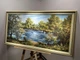 Картина Волшебное озеро в багетной раме 50х100 см. №398 - изображение 3