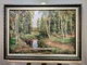 Картина гобеленовая в багетной раме Березовый лес 40x60см. №G364 - изображение 1