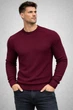 Светр чоловічий TRIKO 3007-1 2XL бордовий - зображення 1