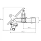 Кран полива с ухом под замок Koer KR.249 - 1/2" (KR3072) - изображение 3