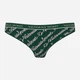 Трусики танга женские хлопковые Victoria's Secret 4159-18QJP(Clover Script) S Зеленые (3000144241069) - изображение 3