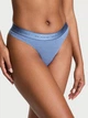 Трусики танга женские хлопковые Victoria's Secret 4159-18 QJW(Moonlight Blue) S Голубые (3000807762209) - изображение 1