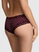 Трусики бразилиана женские хлопковые Victoria's Secret 4197-53 SPE(Wild Rose Dot Print) L Темно-вишневые (3000214100470) - изображение 2