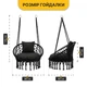 Подвесное плетеное кресло-качалка до 150 кг LEOBRO Boho Comfort XL 80 см Black (LB-1108) - изображение 2