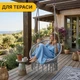 Підвісне плетене крісло-гойдалка LEOBRO Boho XL 80 см Grey з подушкою (LB-1107) - зображення 9