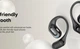 Бездротові навушники Open-Ear QXUFV QX68 з Bluetooth 5.4 та глибоким басом - зображення 5