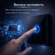 Сенсорний вимикач світла (1 клавіша), скляна панель, LED підсвітка, 220V - зображення 9