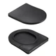 Унитаз подвесной Qtap Jay Ultra Quiet 485х360х320 мм, Matt Black, сиденьем Slim Duroplast/ Soft-close/ Quick Relase QT07335177MB - изображение 8