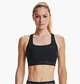 Спортивний топ жіночий Under Armour Crossback Mid Bra Black L Чорний 1361034-001 - зображення 1