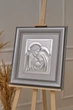 Ікона срібна Свята Родина (444071 DM 8330 GY) 53,5x60 см - зображення 6