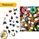 Дерев'яний фігурний пазл Зачаровані Гостинці, А4, Картонна коробка 100 елементів - зображення 3