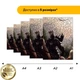 Дерев'яний фігурний пазл Похід з Драконом, А3, Дерев'яна коробка 200 елементів - изображение 2