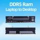 Конвертер адаптер Dynamode DDR5 Laptop SO-DIMM to Desktop DIMM RAM Memory (DM-DDR5-DIMM-Converter) - изображение 2