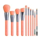 Набор кистей для макияжа Docolor Neon Peach (10шт) N1003 - изображение 2