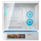 Ігровий корпус, 1* Unity 240mm ARGB PWM & 1*120 mm ARGB передвстановлені, Type-C x1, USB3.0 x2, Audio x1 Cougar (CFV235 Vision White) - зображення 4