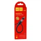 Кабель USB Hoco X52 Sereno magnetic USB на Lightning магнітний зарядний кабель, 1m 2.4A Black - зображення 2