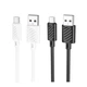 Кабель для заряджання Hoco X88 Gratified передачі даних USB на Micro-USB 2.4A 1m Black - зображення 2