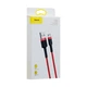 Кабель USB Baseus CAMKLF-B USB to Micro 2.4A Data Cable Cafule - изображение 2
