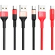 Кабель USB Hoco X26 Xpress Charging USB - Micro USB Красный - изображение 2