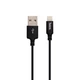 Кабель USB Hoco X14 Times Speed ​​USB - Lightning Чорний - зображення 1
